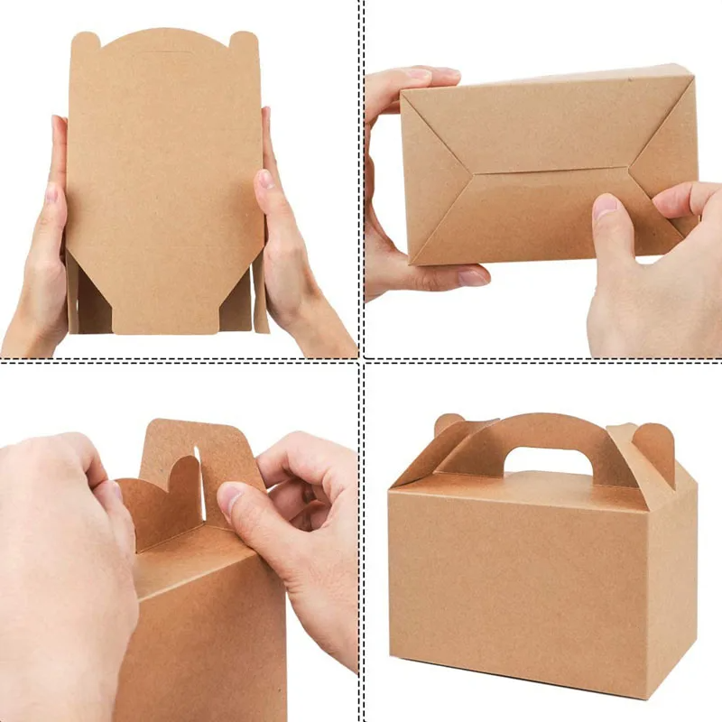 10-30pcs Gift Boxes with Handl - Event Party Box ulasan dan harga