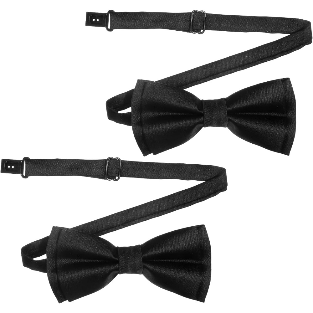 Men's Bow Ties, 2-Pack Solid C - Event & Party Supply Photos ulasan dan harga