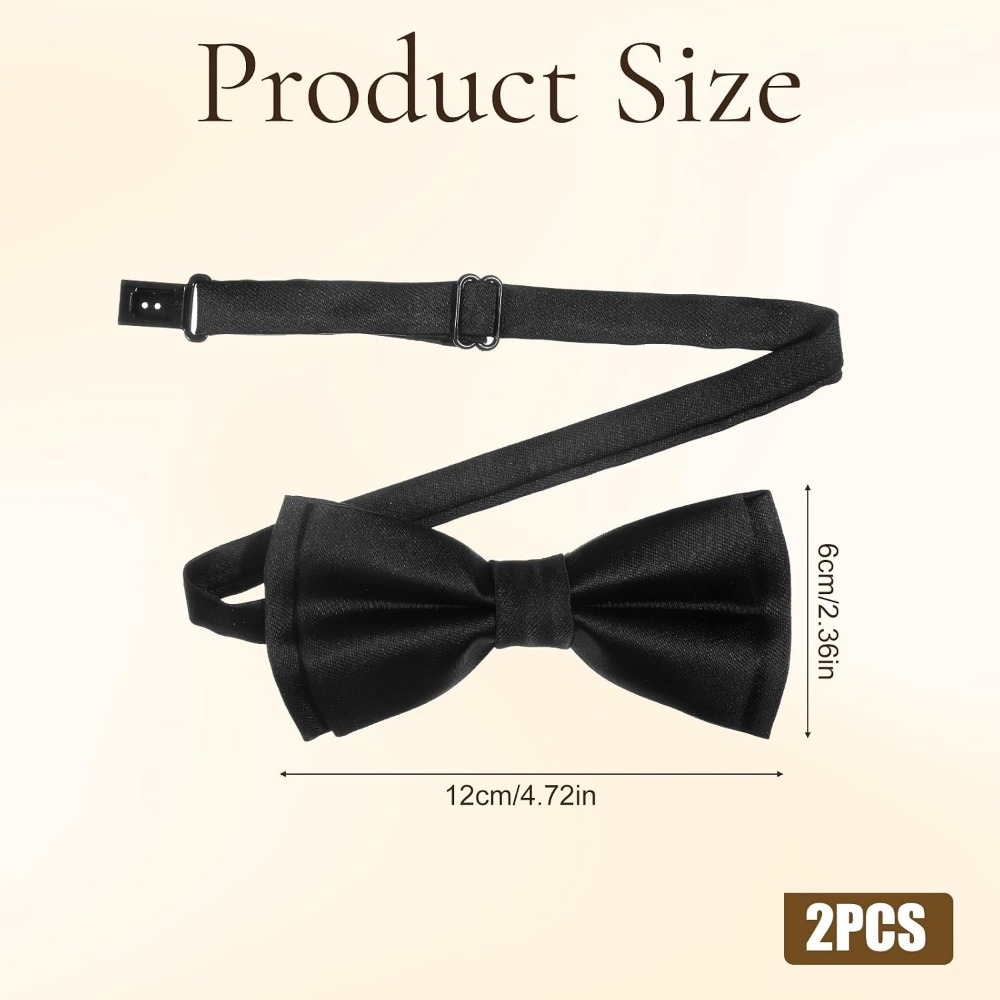 Men's Bow Ties, 2-Pack Solid C - Event & Party Supply Photos ulasan dan harga