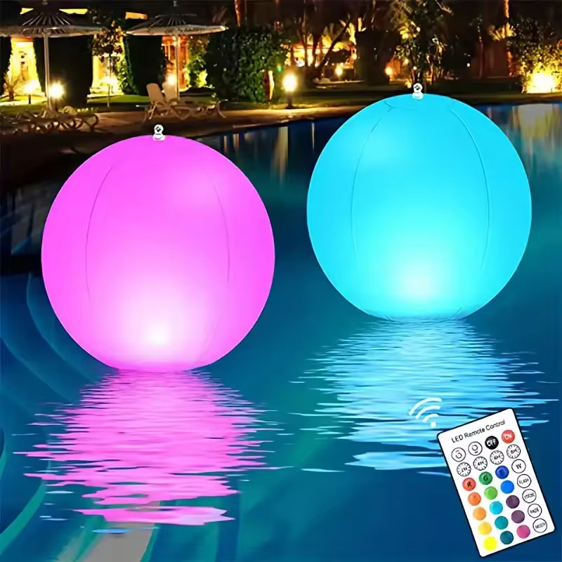1-4PCS Floating Pool Lights wi - Led Balloon Light ulasan dan harga