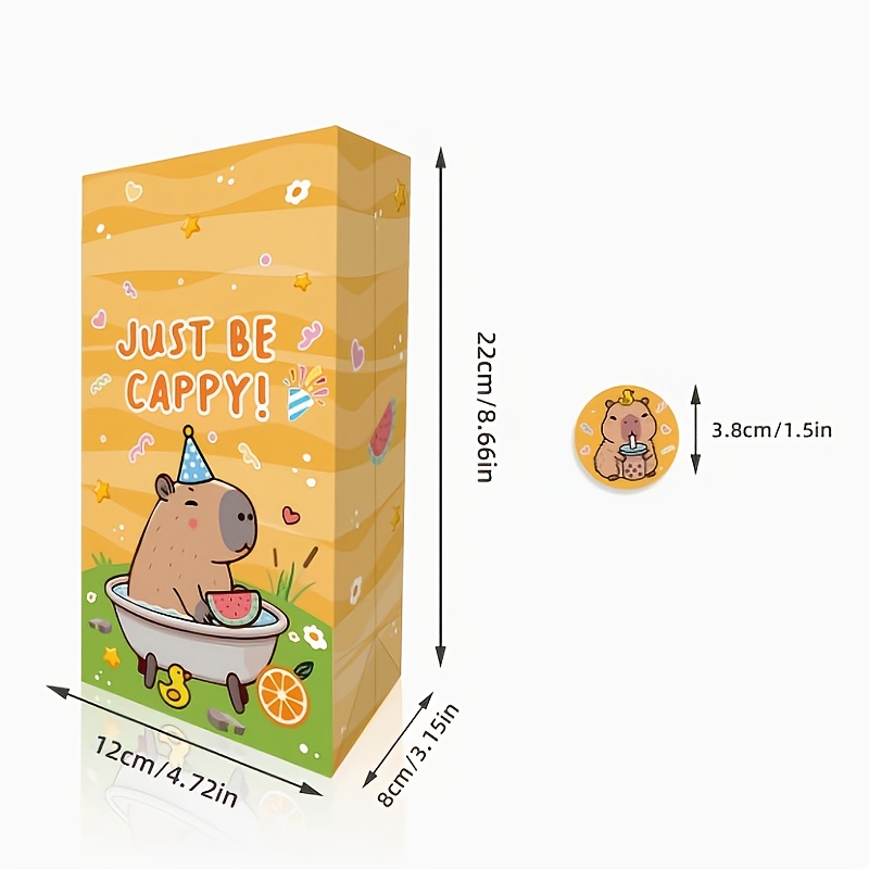 12/24/48pcs Capybara Candy Bag - Event Party Box ulasan dan harga