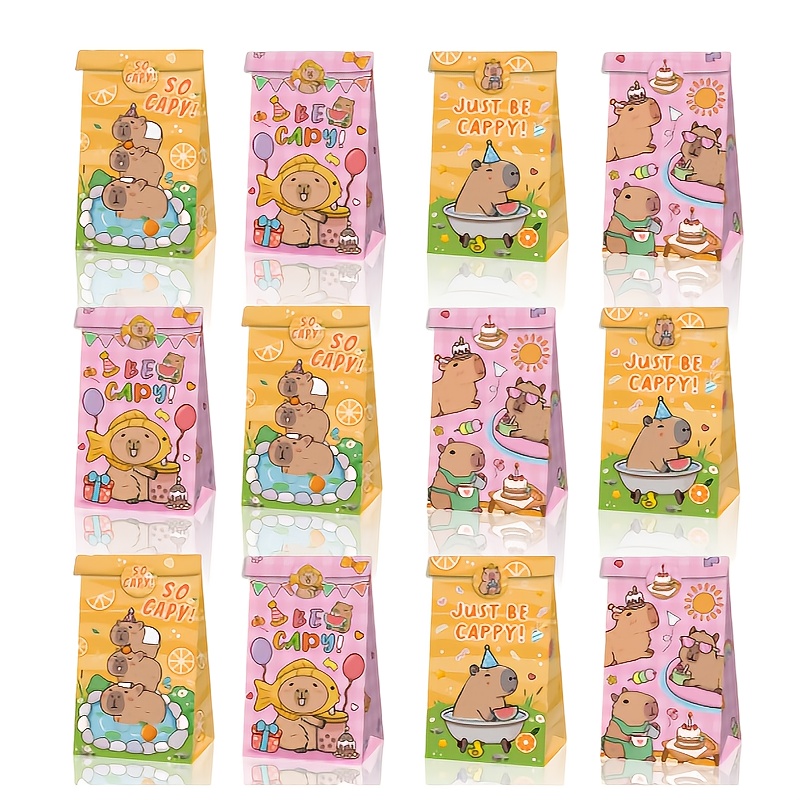 12/24/48pcs Capybara Candy Bag - Event Party Box ulasan dan harga