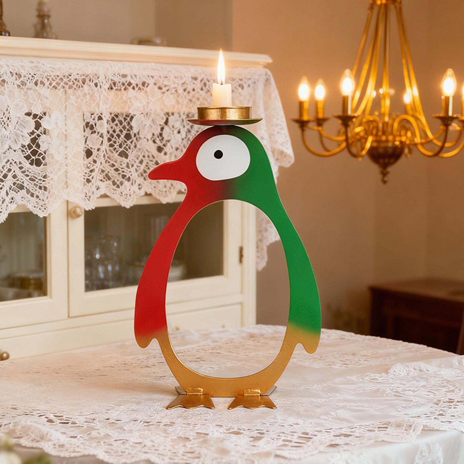 Tea Light Candle Holder Pengui - Centerpiece Stick ulasan dan harga