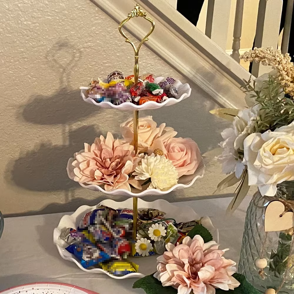 3 Tier Dessert Cupcake Stand W - Cupcake Stand Tier ulasan dan harga