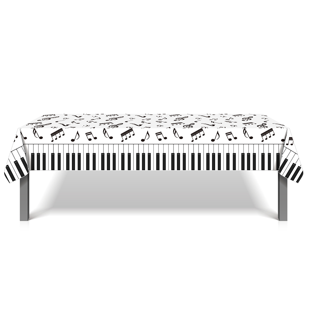 1pc Musical Note Tablecloth Di - Table Cloth Disposable ulasan dan harga
