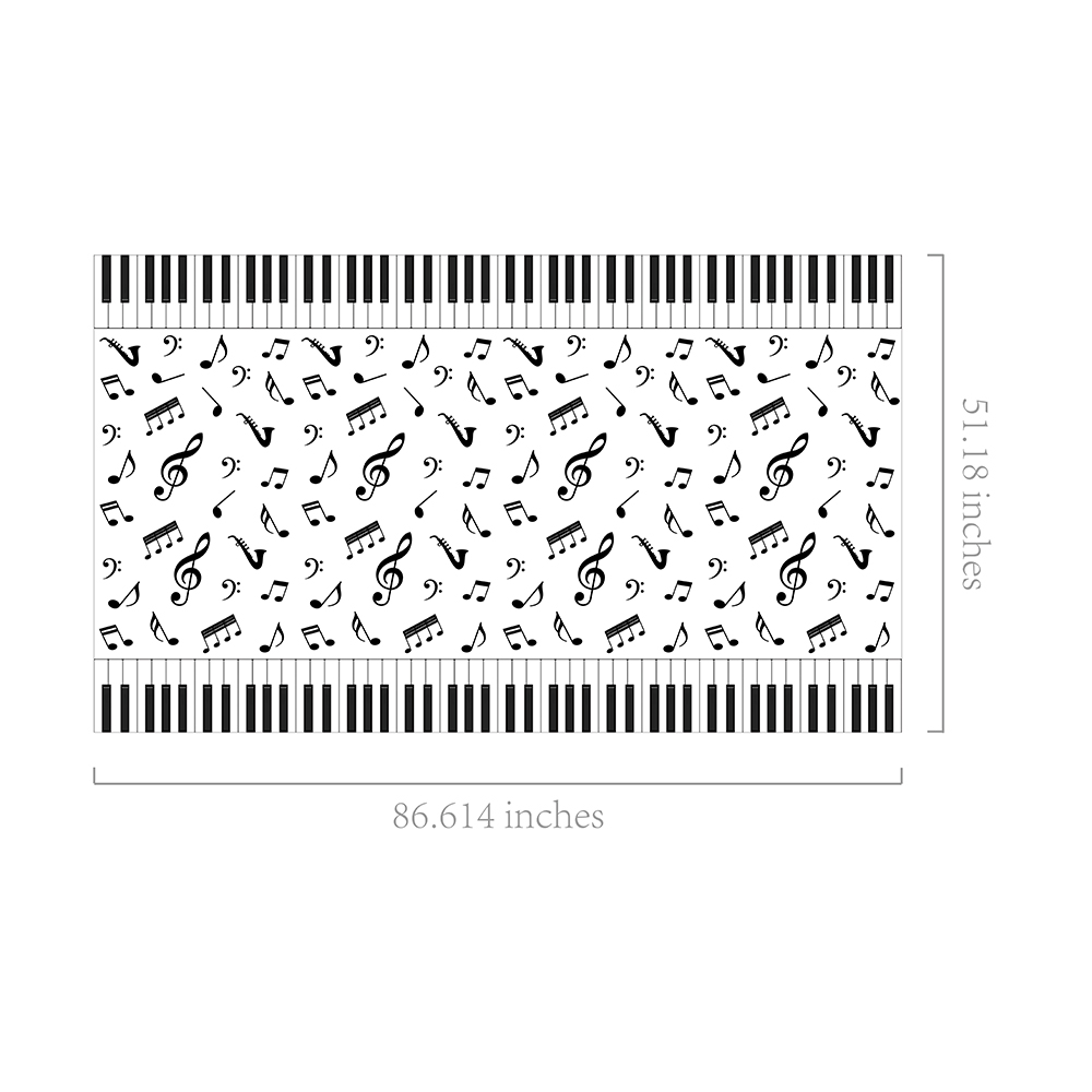1pc Musical Note Tablecloth Di - Table Cloth Disposable ulasan dan harga
