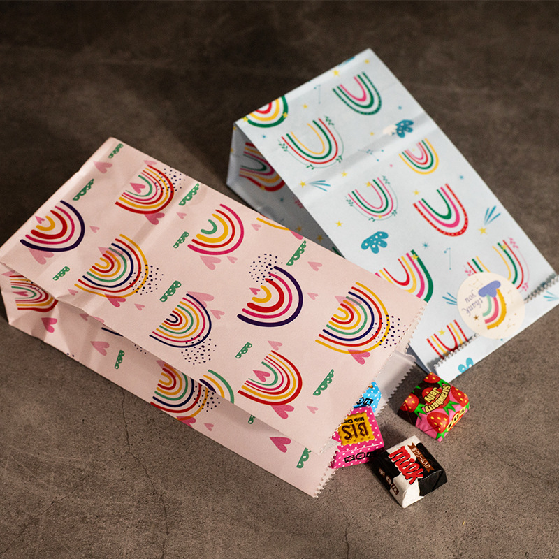 Small Paper Bags Rainbow Print - Event Party Box ulasan dan harga