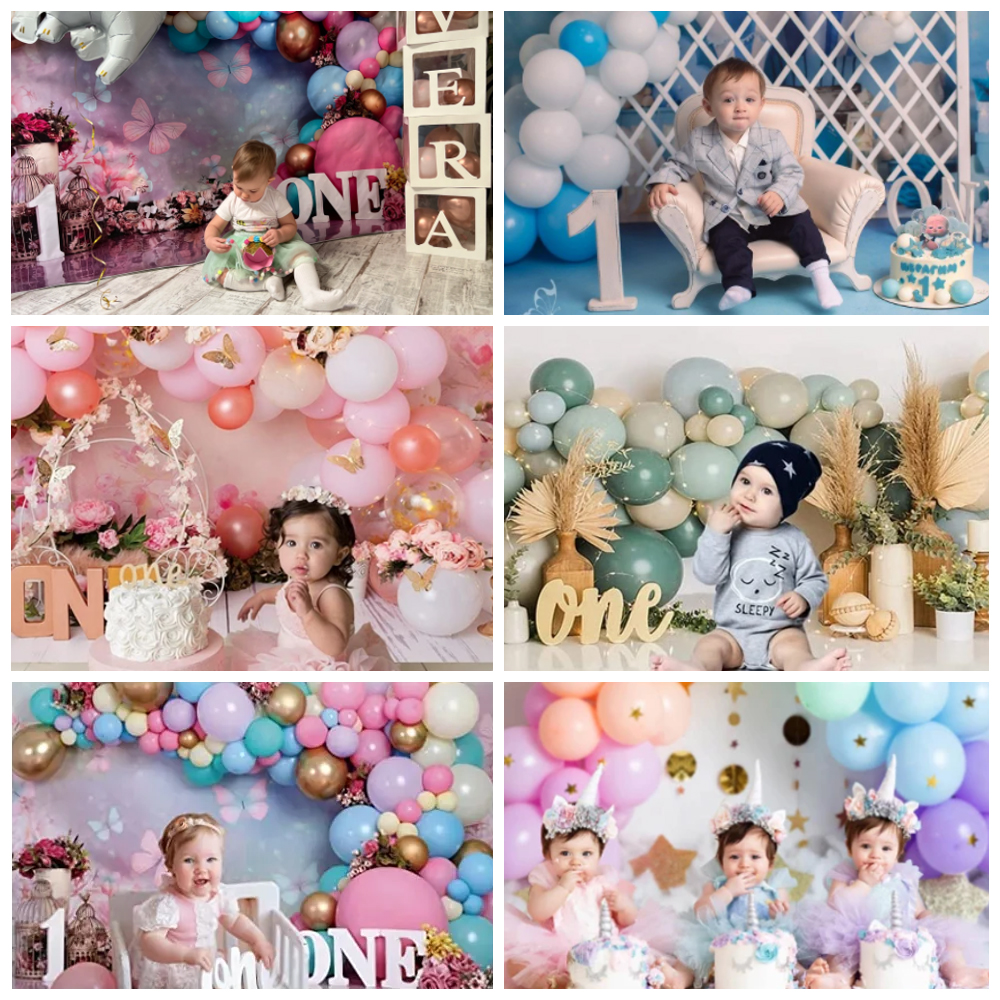 Newborn Baby 1st Birthday Back - Dessert Table Backdrop ulasan dan harga