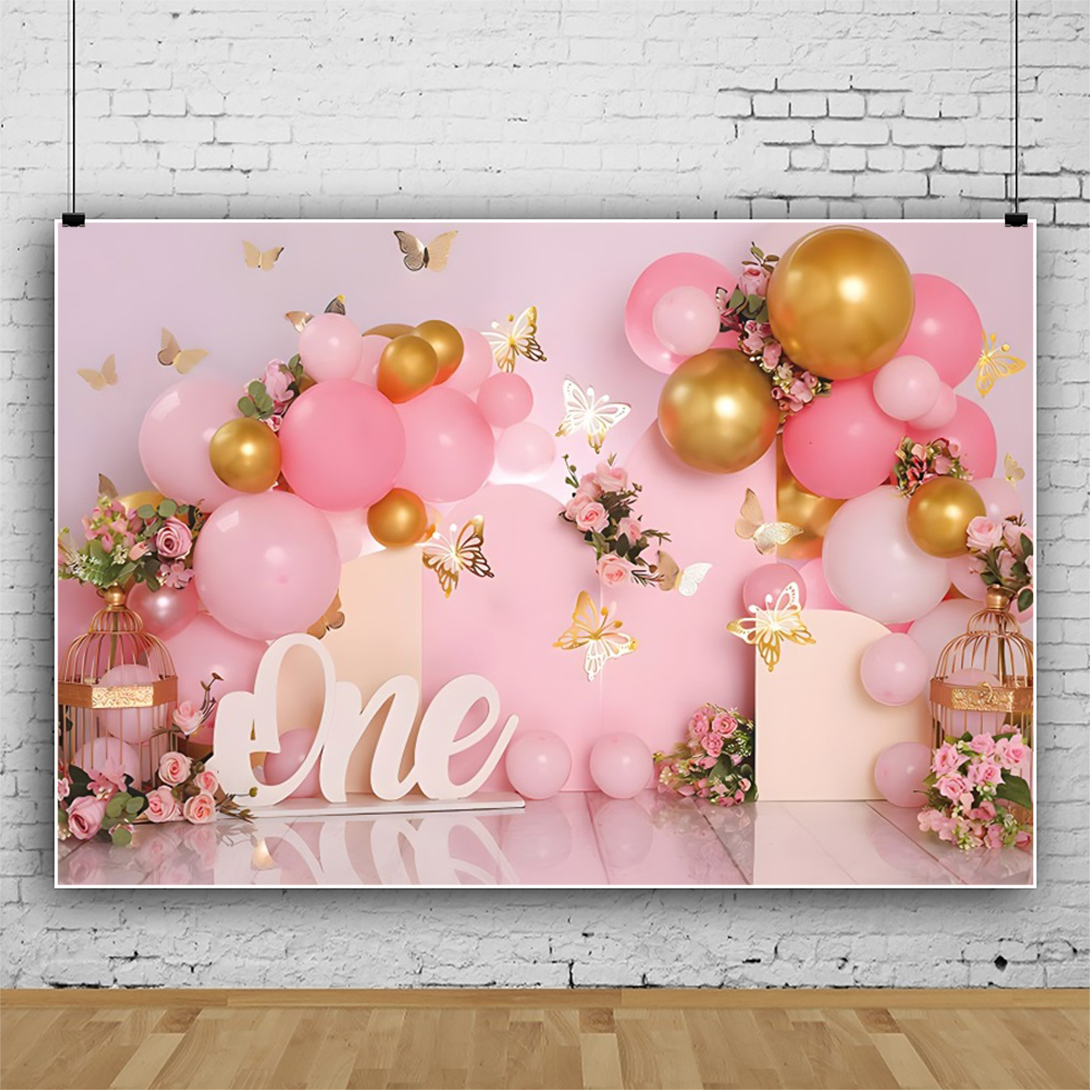 Newborn Baby 1st Birthday Back - Dessert Table Backdrop ulasan dan harga