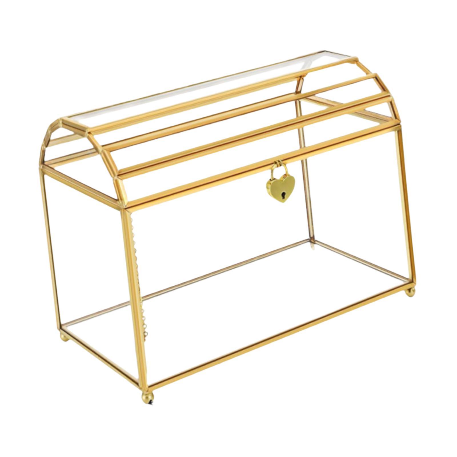 Glass Wedding Card Box Storage - Event Party Box ulasan dan harga