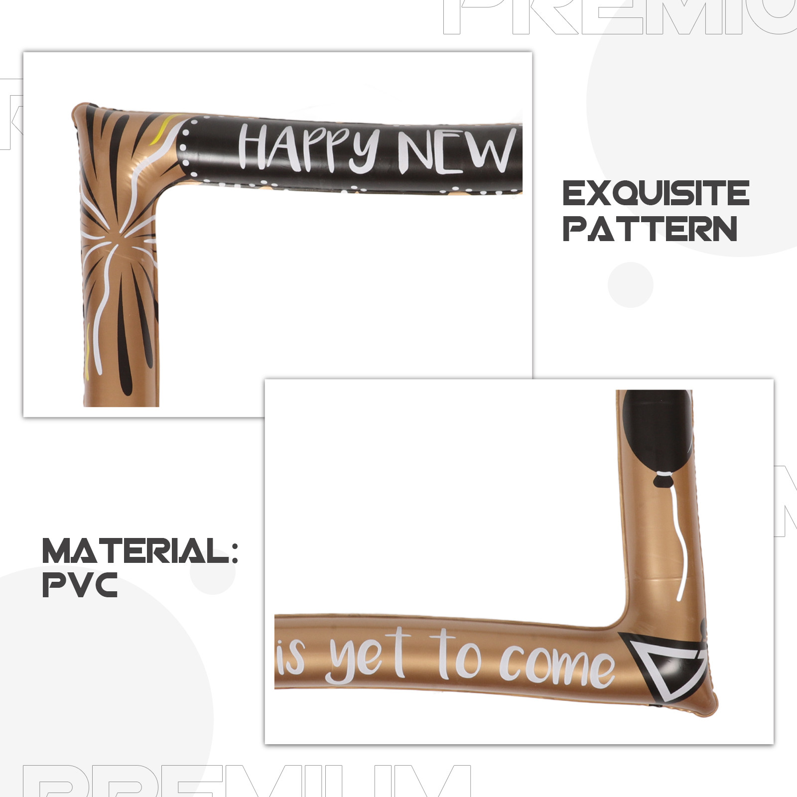 Inflatable Photo Frame Happy N - Photo Booth Frame ulasan dan harga
