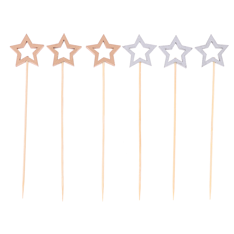 50/100Pcs Star Disposable Bamb - Centerpiece Stick ulasan dan harga