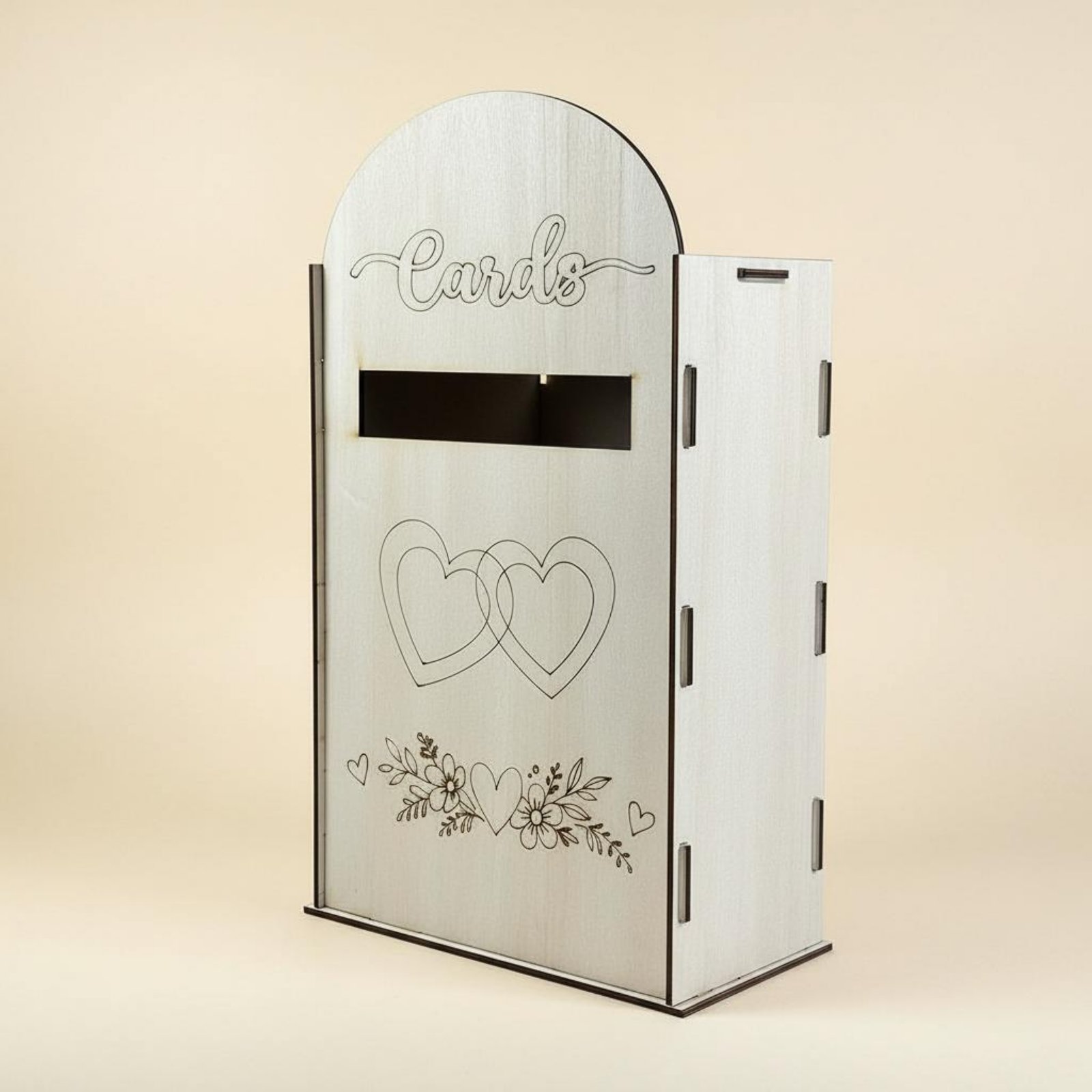 Wooden Wedding Card Box Laser  - Event Party Box ulasan dan harga
