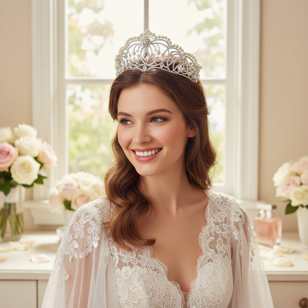 Rhinestone Crown for Wedding B - Event & Party Supply Photos ulasan dan harga