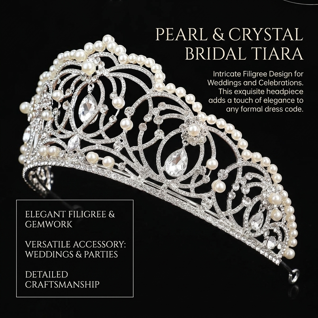 Rhinestone Crown for Wedding B - Event & Party Supply Photos ulasan dan harga