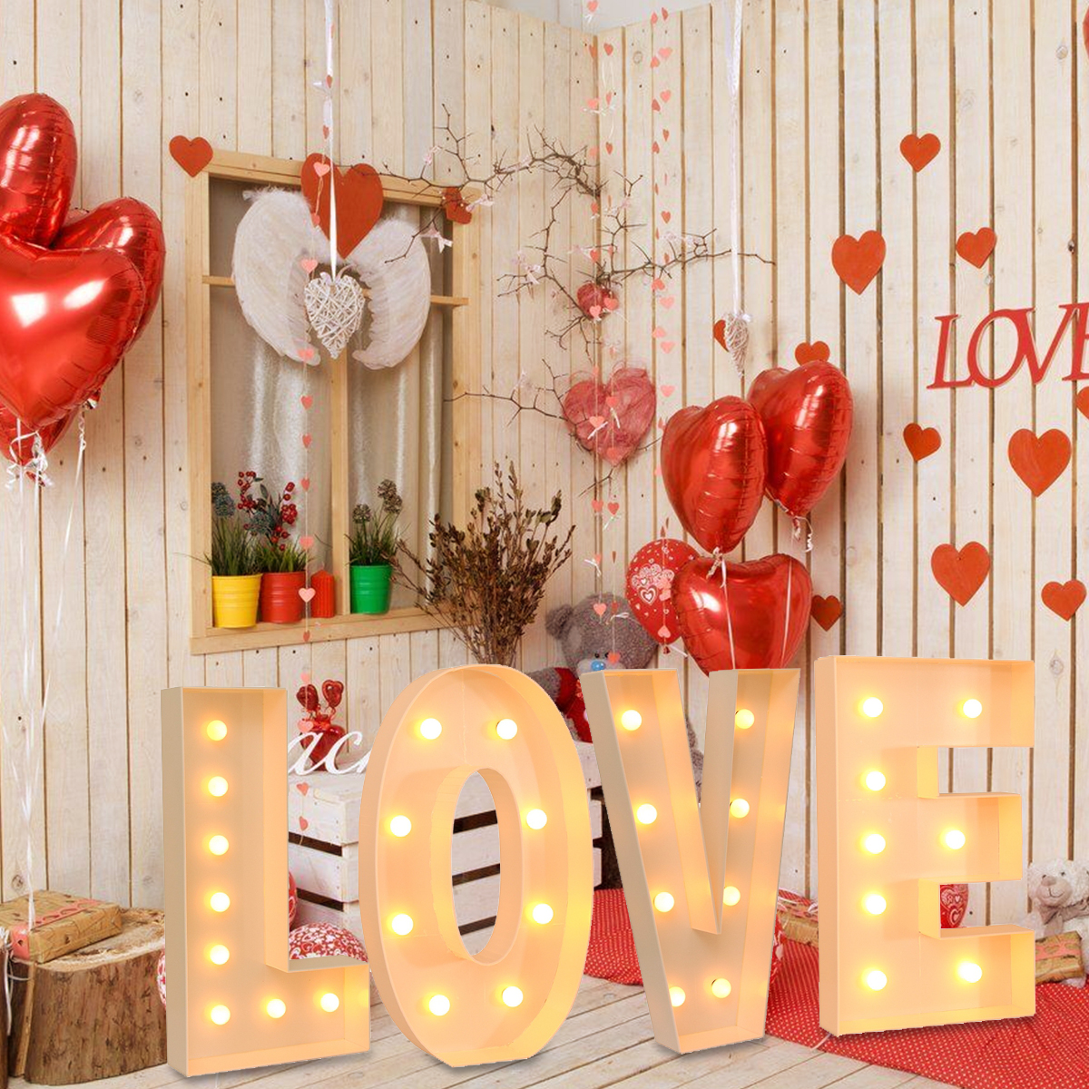 91.5CM Giant Letters Alphabet  - Confetti Cannon Tube ulasan dan harga
