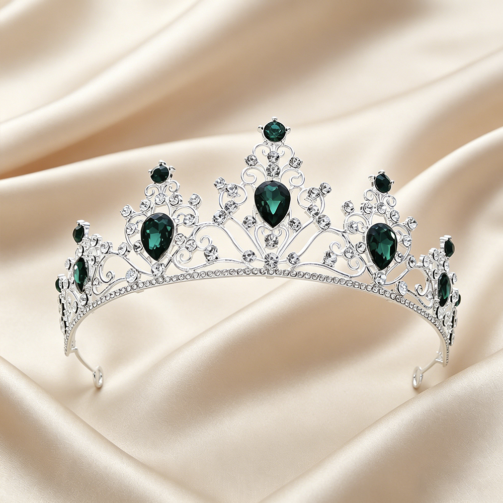 Baroque Bridal Tiara Sparkling - Event & Party Supply Photos ulasan dan harga