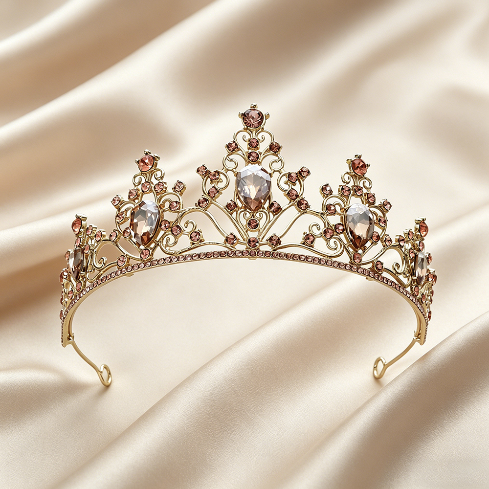 Baroque Bridal Tiara Sparkling - Event & Party Supply Photos ulasan dan harga