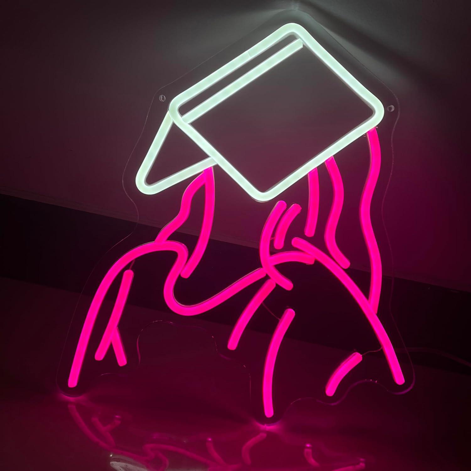 Reading Girl Neon Sign USB Dim - Neon Sign Party ulasan dan harga