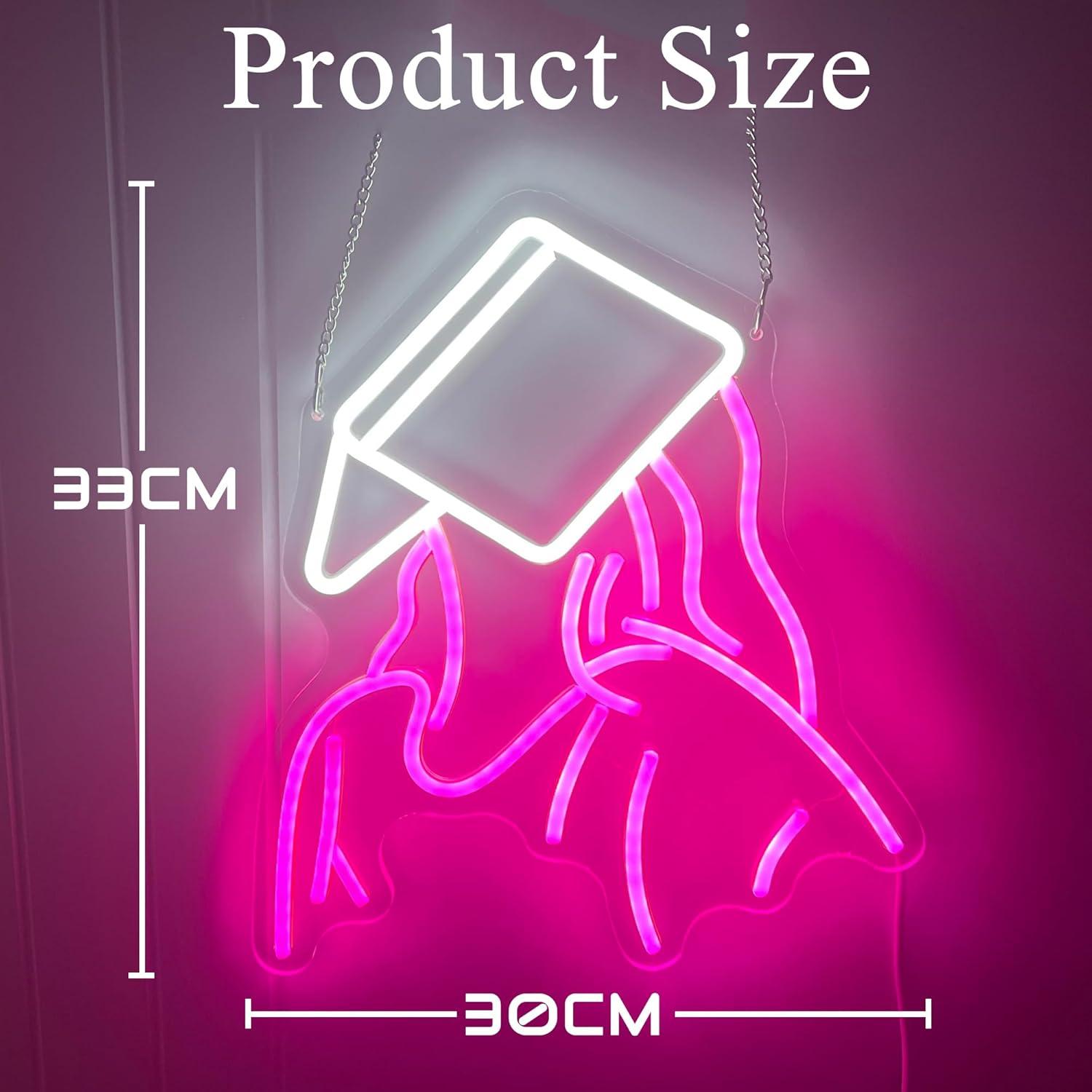 Reading Girl Neon Sign USB Dim - Neon Sign Party ulasan dan harga
