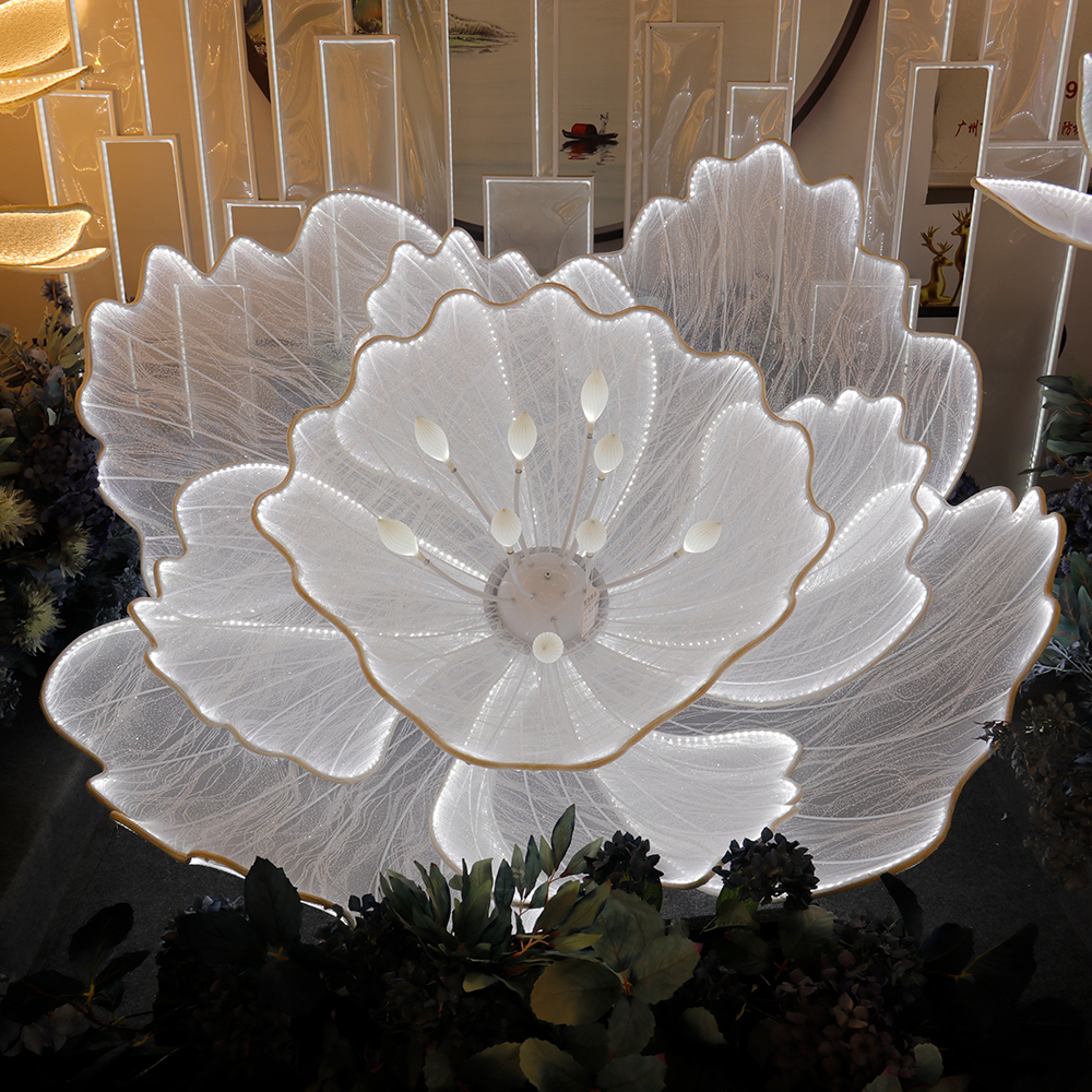 LED Giant White Flower Backdro - Event & Party Supply Photos ulasan dan harga