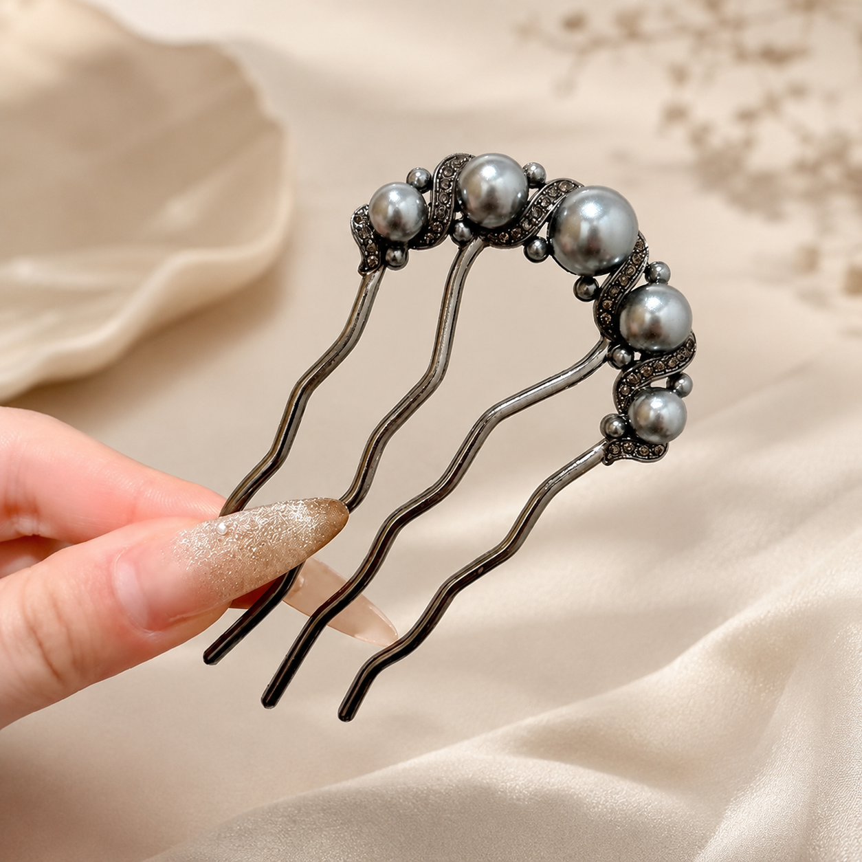 Korean Pearl Hair Fork for Wom - Event Suppliers ulasan dan harga