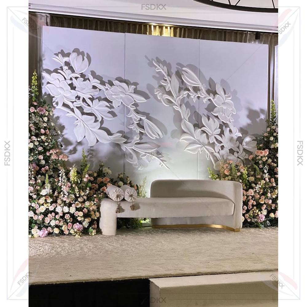 Wedding Supplier White  Arch B - Party Event Supplier ulasan dan harga