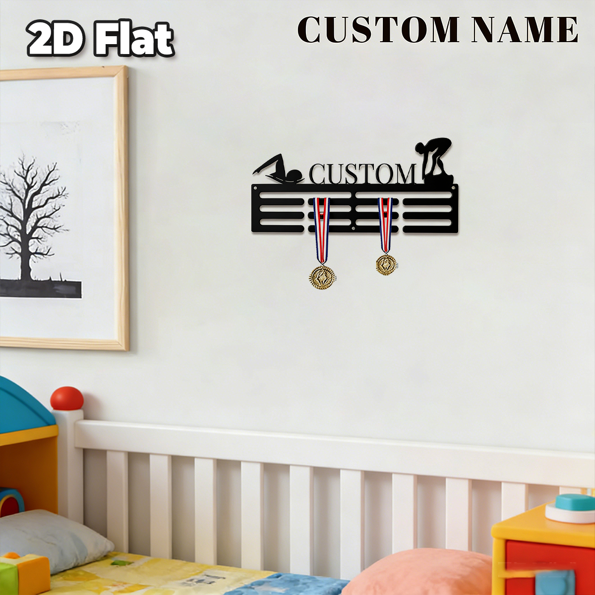 1pc Custom Swimming Metal Meda - Eve Party ulasan dan harga