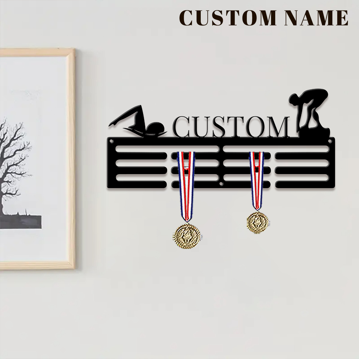 1pc Custom Swimming Metal Meda - Eve Party ulasan dan harga