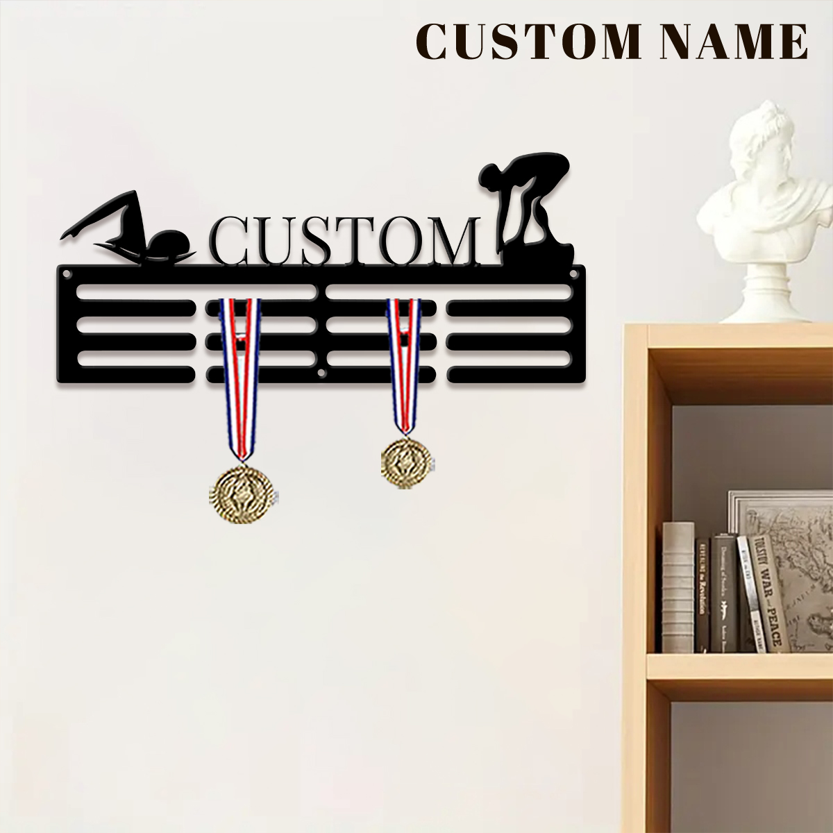 1pc Custom Swimming Metal Meda - Eve Party ulasan dan harga