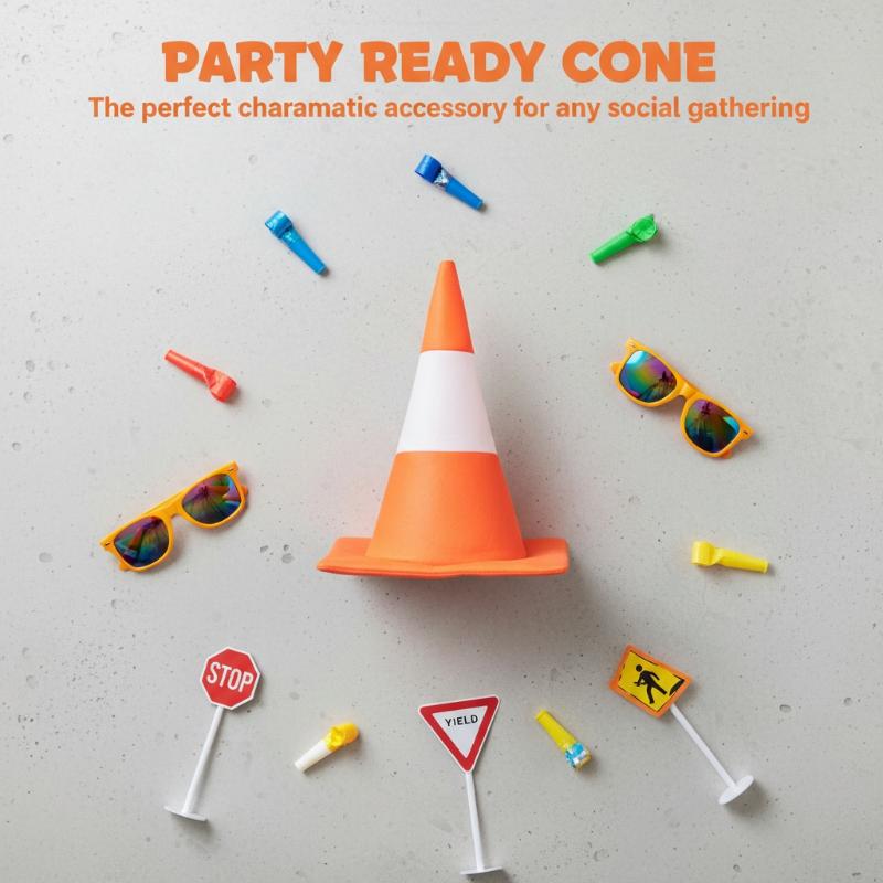 1 PCS Traffic Cone Hat Hallowe - Party Hat Cone ulasan dan harga
