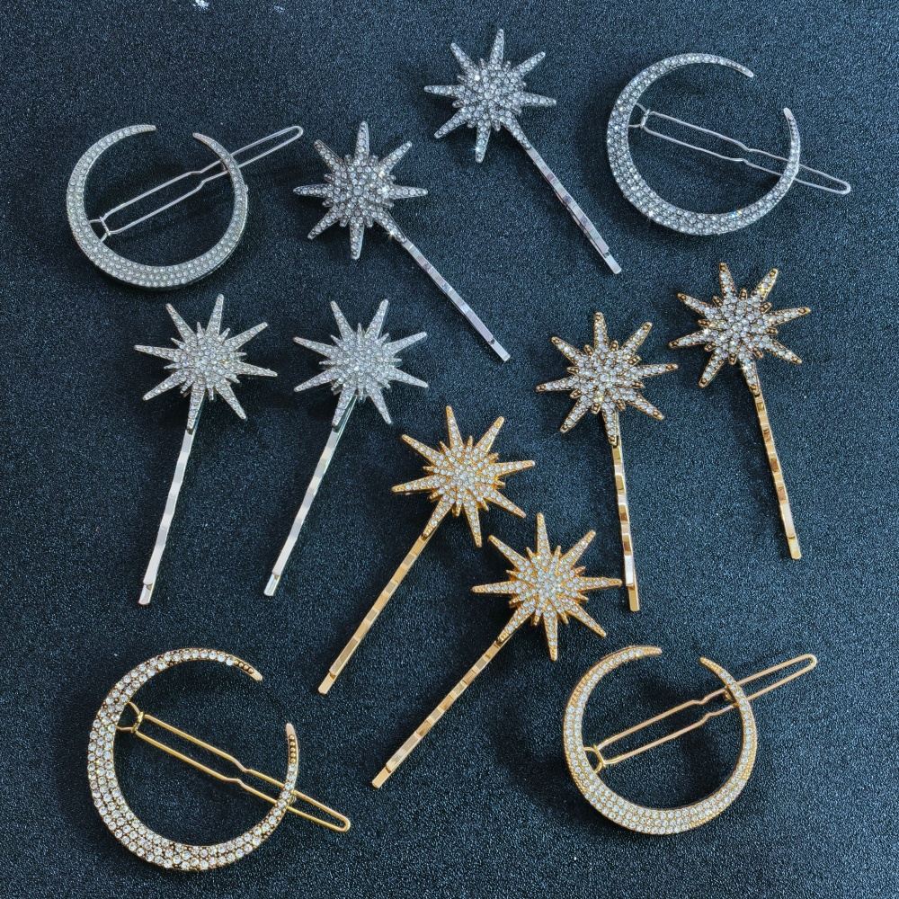 3/4 pcs set Crystal Star Hairp - Event Suppliers ulasan dan harga