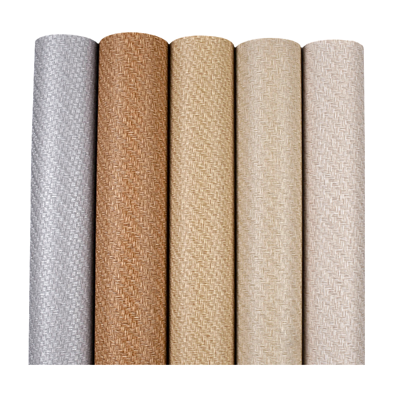 Linen Weave Wallpaper Non Self - Paper Straw Color ulasan dan harga