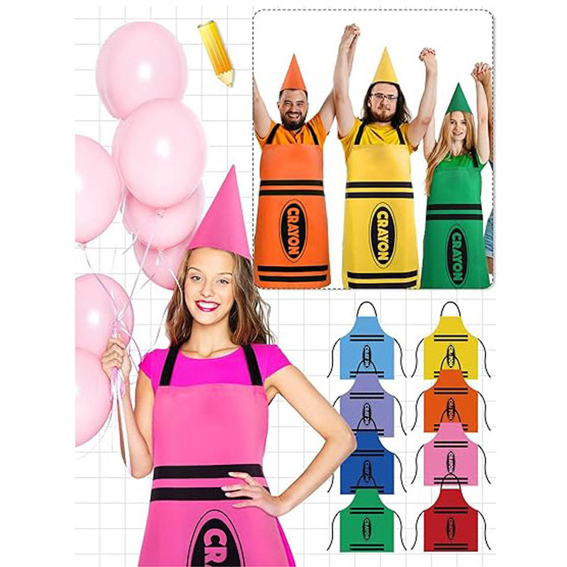 Colorful Crayon Themed Gnome S - Party Hat Cone ulasan dan harga