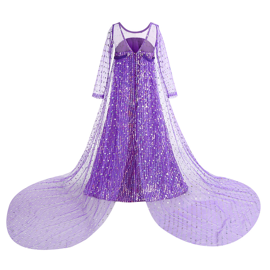 Elsa Purple Halloween Dress Gi - Glitter Tablecloth ulasan dan harga