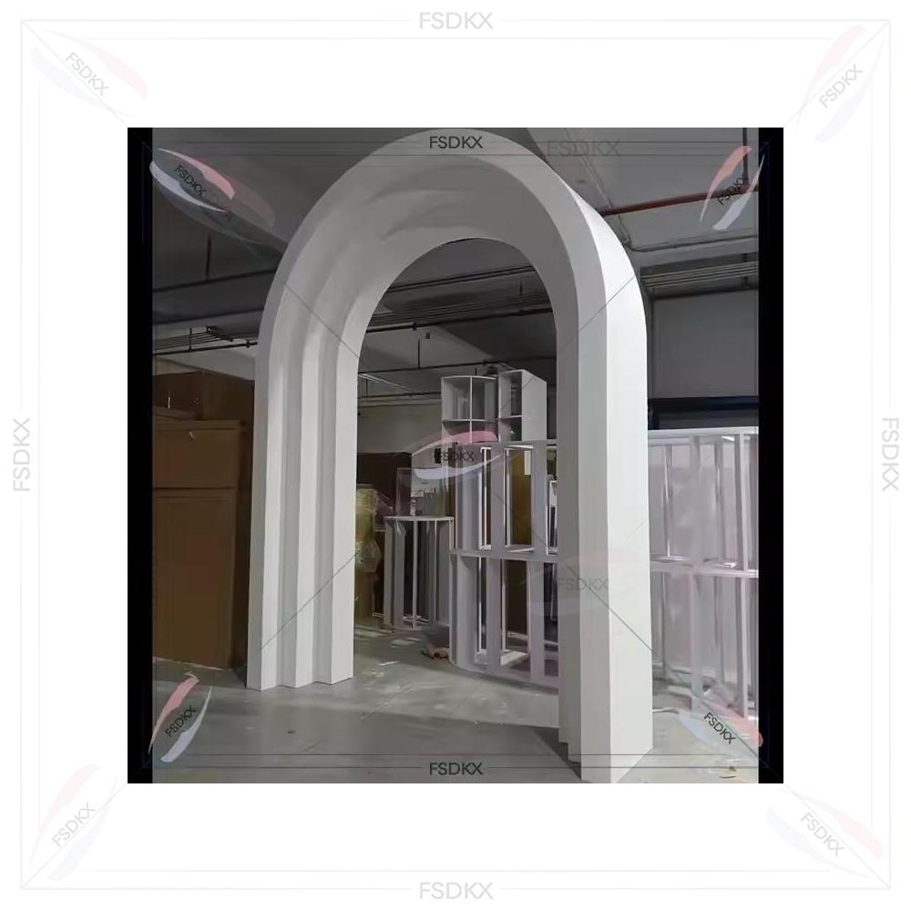 Luxury White  PVC Acrylic Wall - Party Event Supplier ulasan dan harga