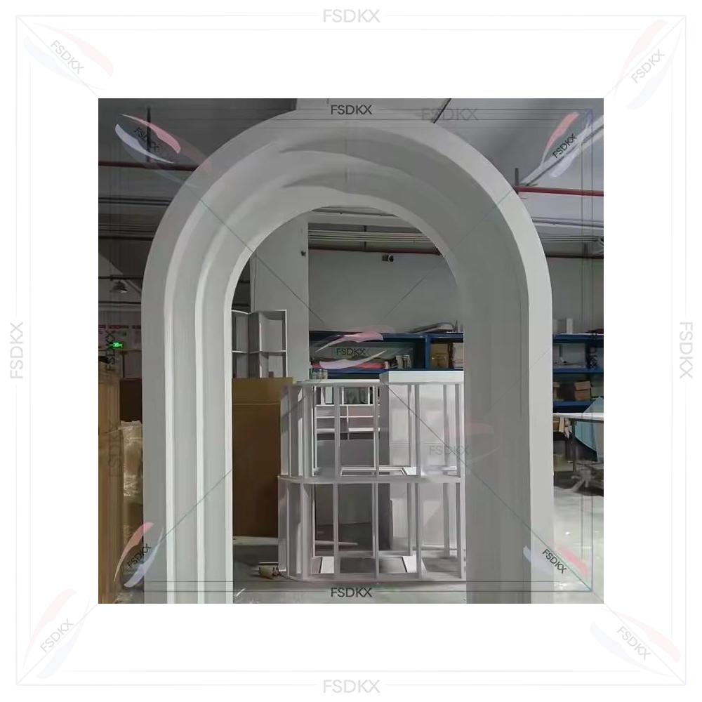 Luxury White  PVC Acrylic Wall - Party Event Supplier ulasan dan harga