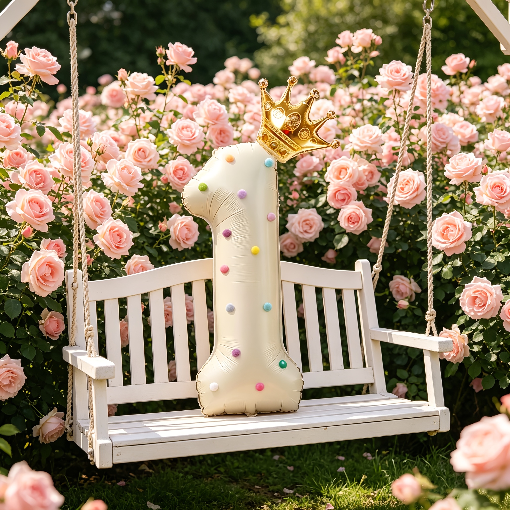 Large 40inch Cream-Colored Num - Party Event Supply Store ulasan dan harga