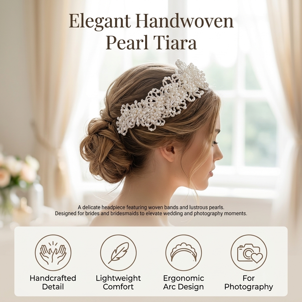 Pearl Crown Headpiece For Wedd - Event Suppliers ulasan dan harga