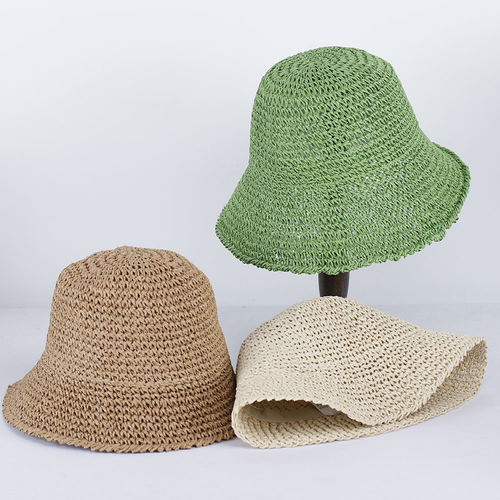 Womens Straw Sun Hat Woven Buc - Paper Straw Color ulasan dan harga