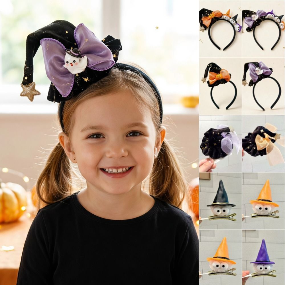 Funny Ghost Halloween Witch Ha - Party Hat Cone ulasan dan harga