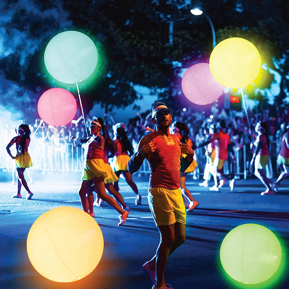 LED Glowing Balloon 16 Colors  - Led Balloon Light ulasan dan harga