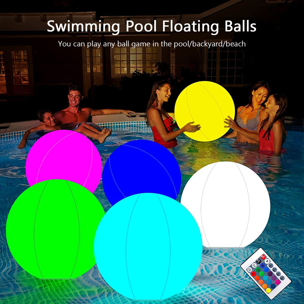 Inflatable Pool Beach Ball Lum - Led Balloon Light ulasan dan harga