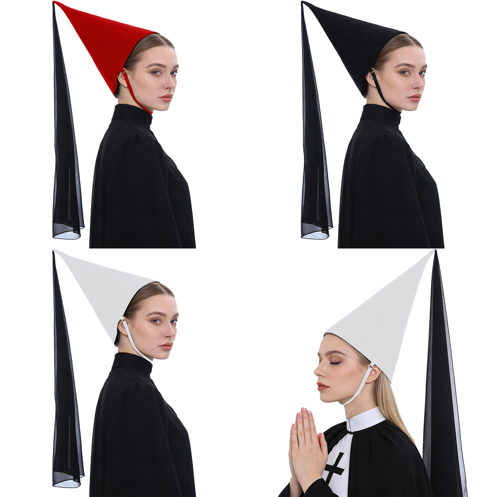 1Pcs Women Medieval Hennin Hat - Party Hat Cone ulasan dan harga