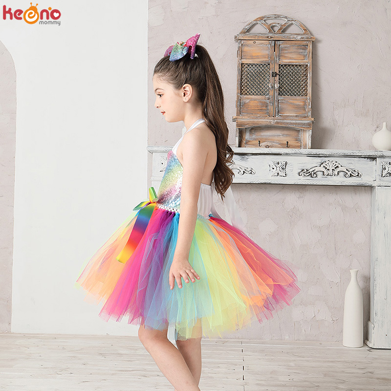 Rainbow Sequins Girl Princess  - Glitter Tablecloth ulasan dan harga