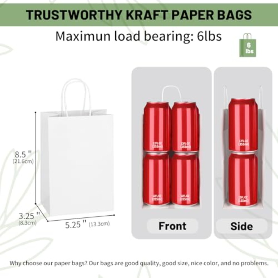 100 Pack 5.25x3.25x8.5 Inch Sm - Party Favor Bag ulasan dan harga