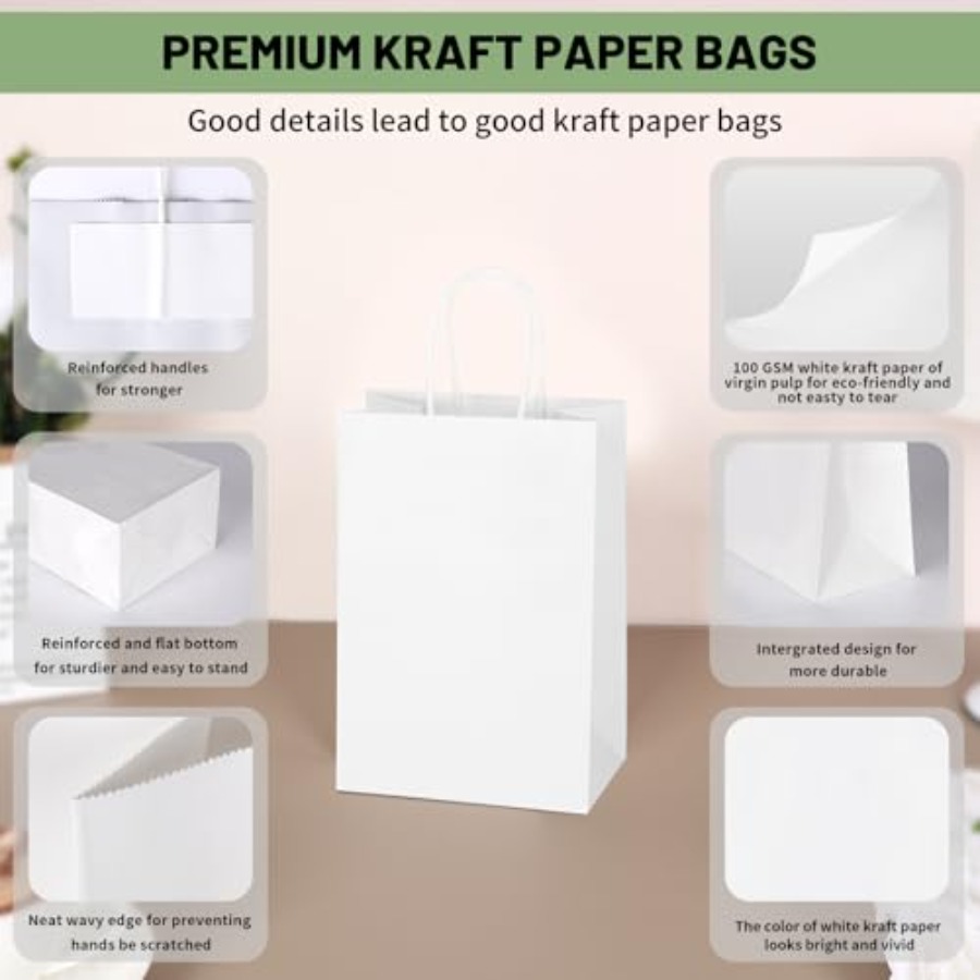 100 Pack 5.25x3.25x8.5 Inch Sm - Party Favor Bag ulasan dan harga