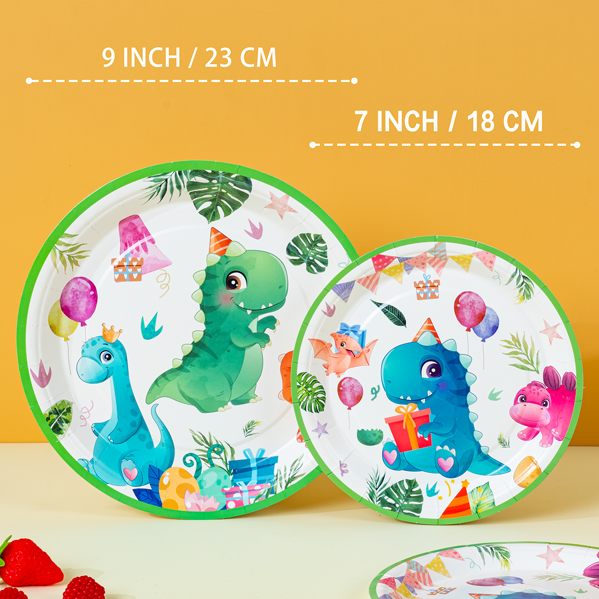 10/25/50Pcs Cute Party Dinosau - Event Party ulasan dan harga