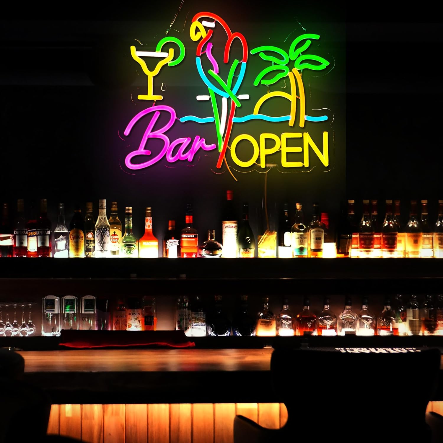 Bar Open Neon Sign Business Ar - Neon Sign Party ulasan dan harga