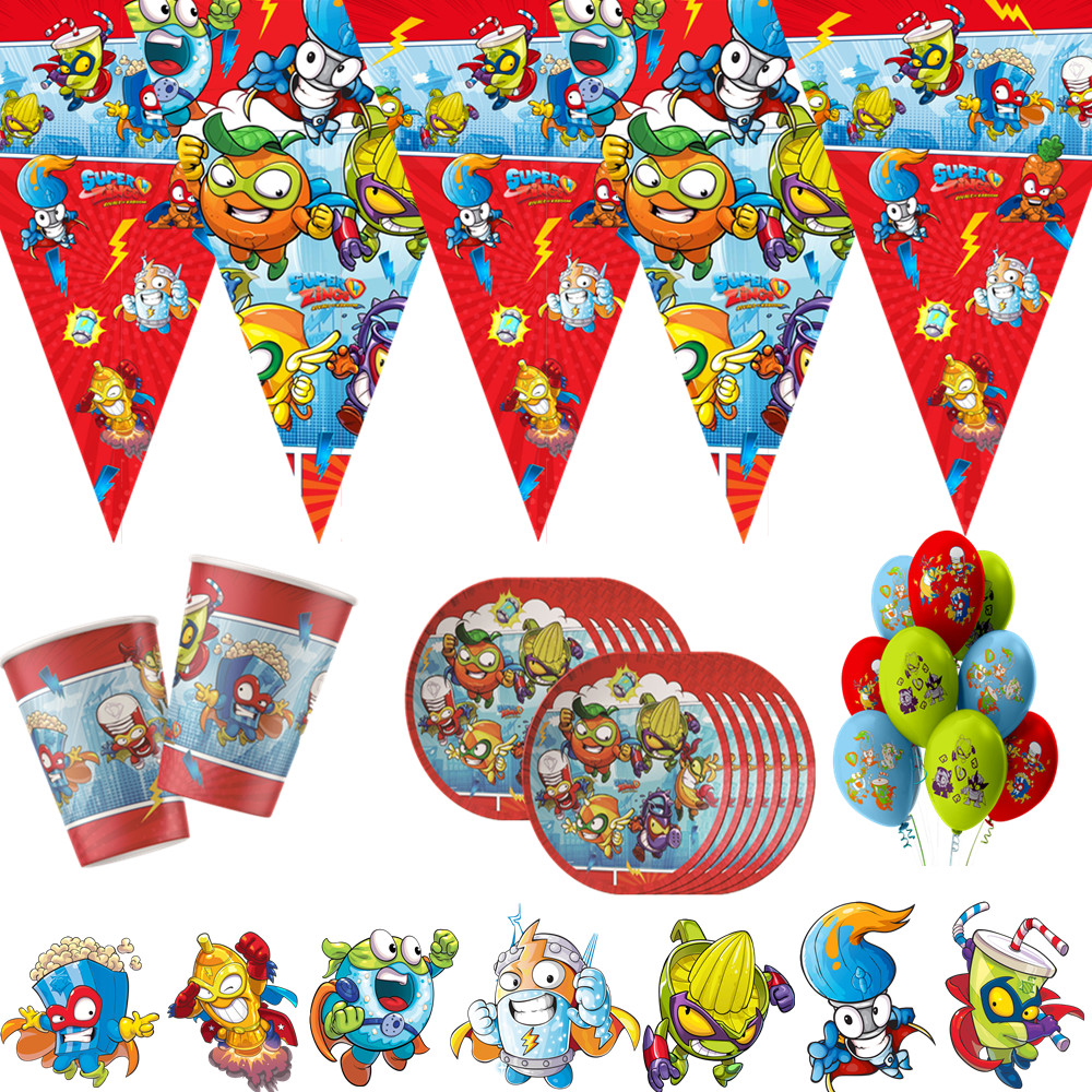 Game Superzings Theme Baby Sho - Table Cloth Disposable ulasan dan harga